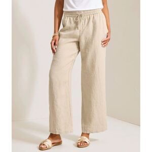Tommy Bahama Tan Wide-Leg Pants